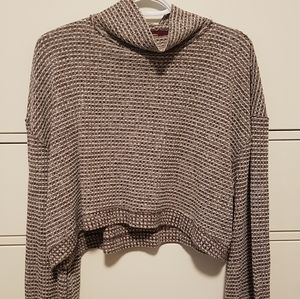 Free People Gray Knit Crop Top